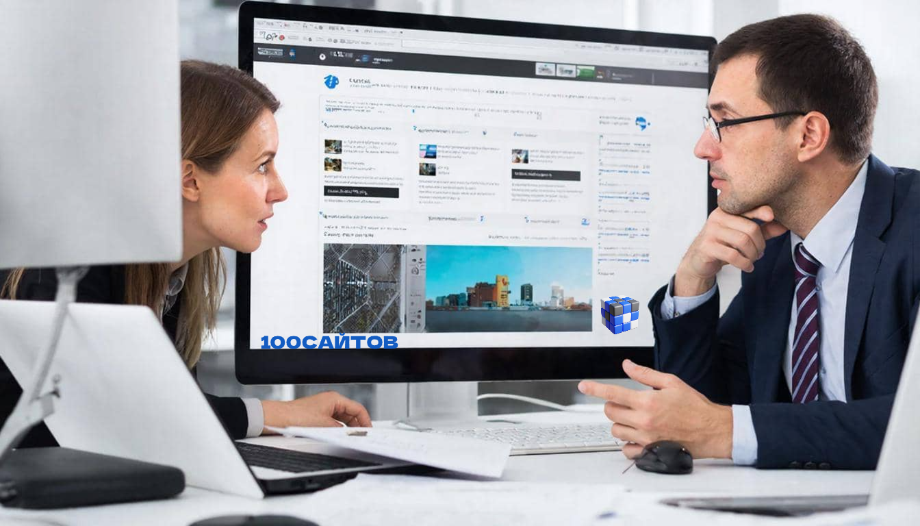 Слайдер с примерами работ на промо сайте услуг