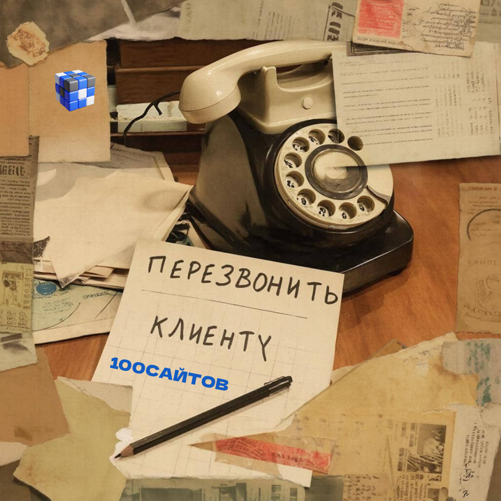Обратный звонок в студию 100САЙТОВ