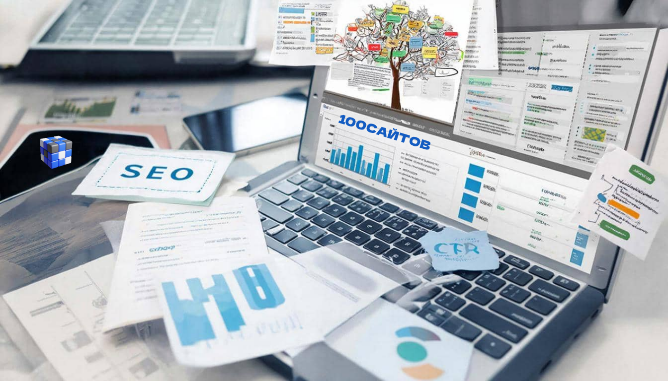 Настройка SEO продвижения сайтов в студии "100САЙТОВ"