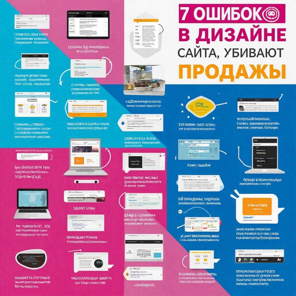 Статья блога про ошибки оформления сайта